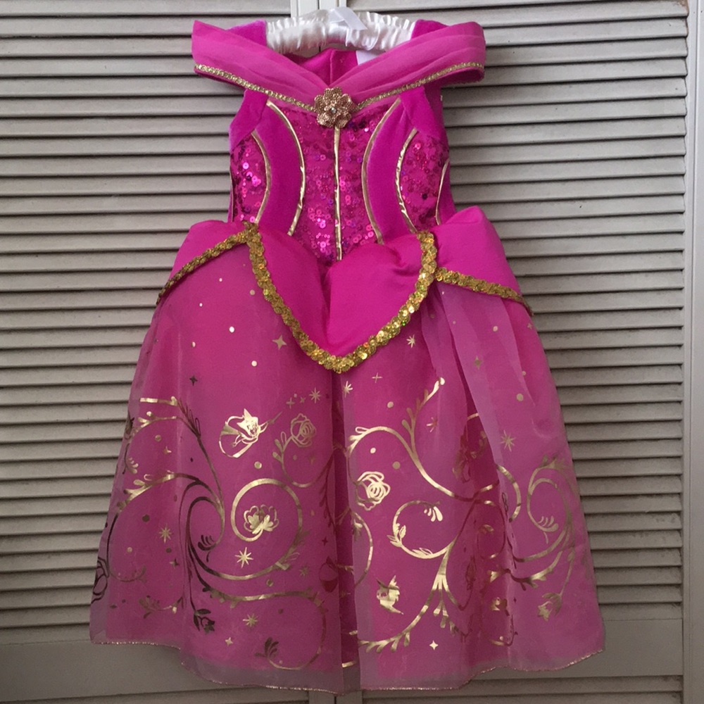 Disney Deluxe aurora sleeping beauty costume